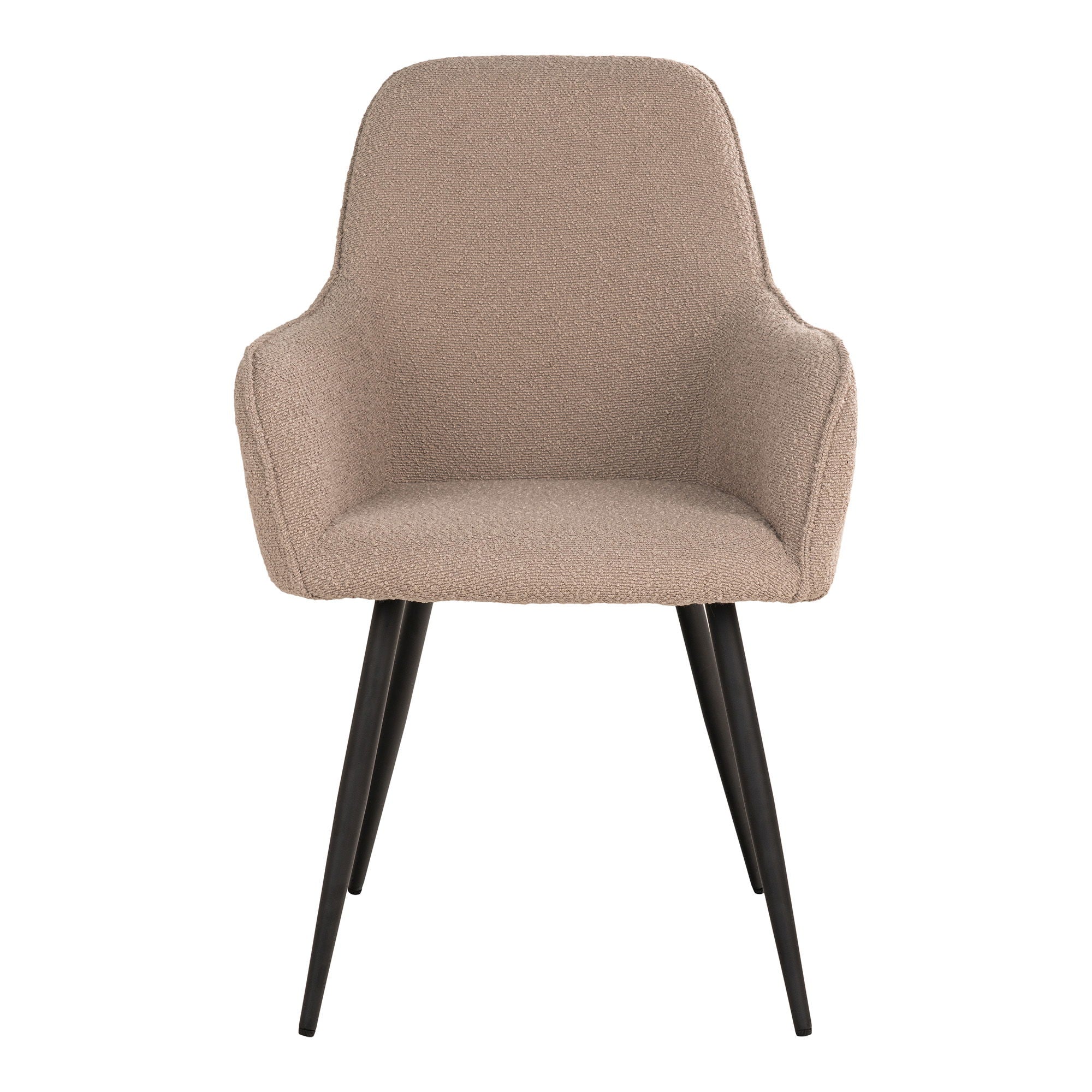 Harbo Esszimmerstuhl 2er Set – in Bouclé, 65 × 57 × 87 cm